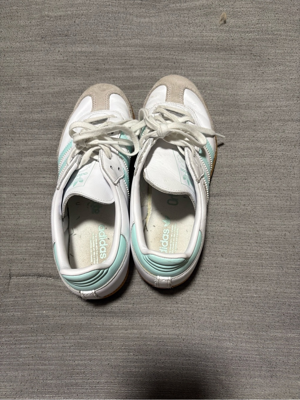 adidas Kids White mint sambas